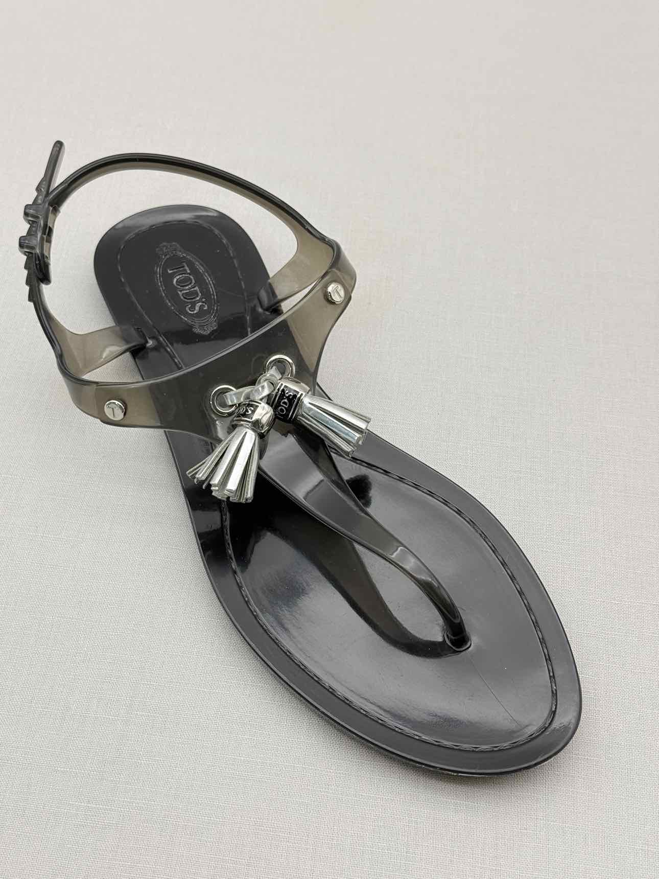 TOD'S Jelly Grey Size EU 39 Sandals