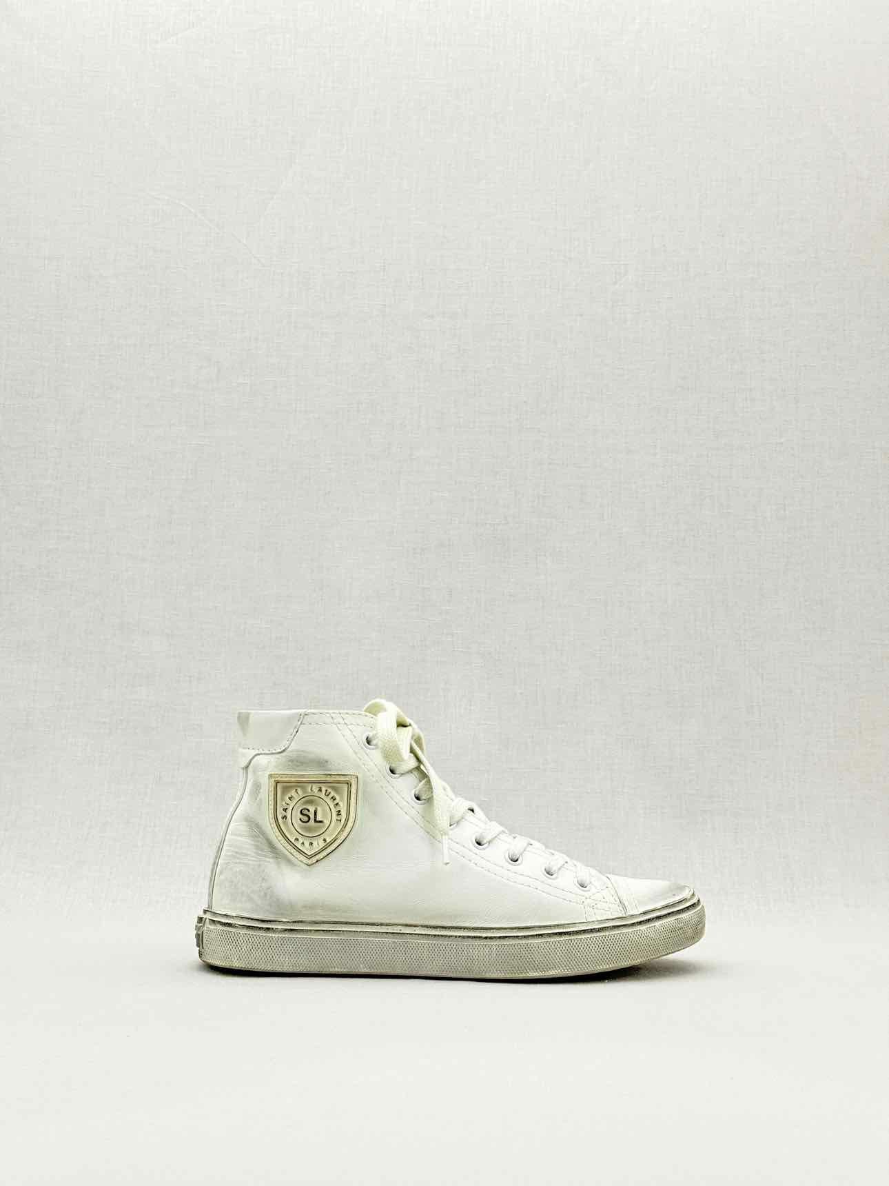 SAINT LAURENT Bedford White Size EU 37 Sneakers