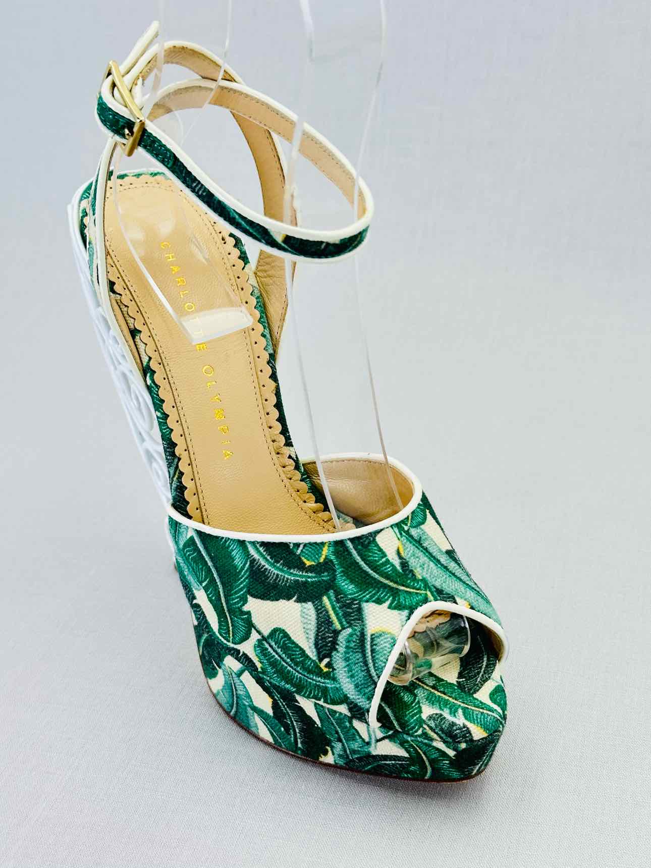 CHARLOTTE OLYMPIA Size EU 38 Heeled Sandals