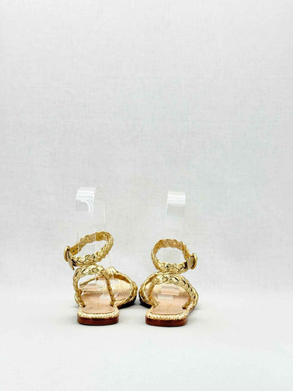 GIANVITO ROSSI Bee Gold Size EU 35.5 Sandals