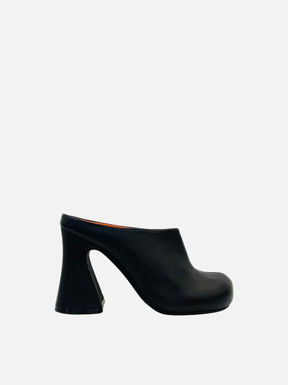 MARNI Block Heel Black Mules 40