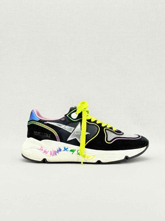 GOLDEN GOOSE Black Multicolor Size EU 37 Sneakers
