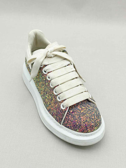 ALEXANDER MCQUEEN Pink Multicolor Size EU 35.5 Sneakers