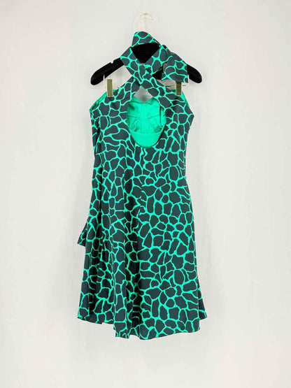 INGIE PARIS Tube Green & Black Size US 12 Short Dress