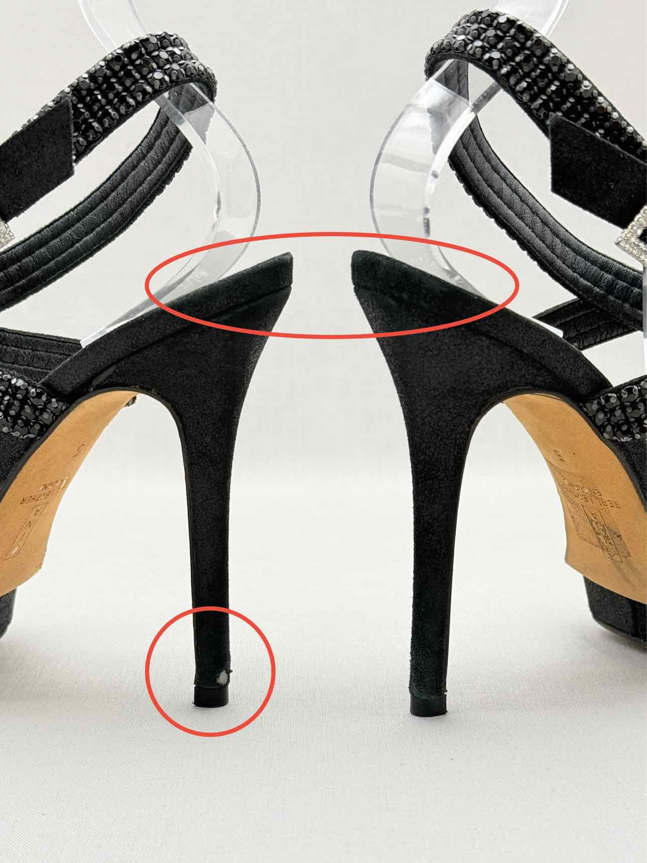 GINA Black Size EU 38 Heeled Sandals