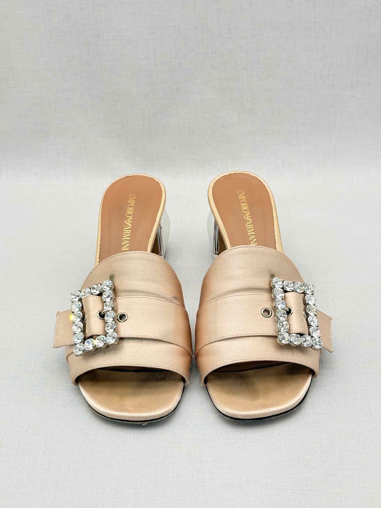 EMPORIO ARMANI Pink Size EU 38 Heeled Sandals