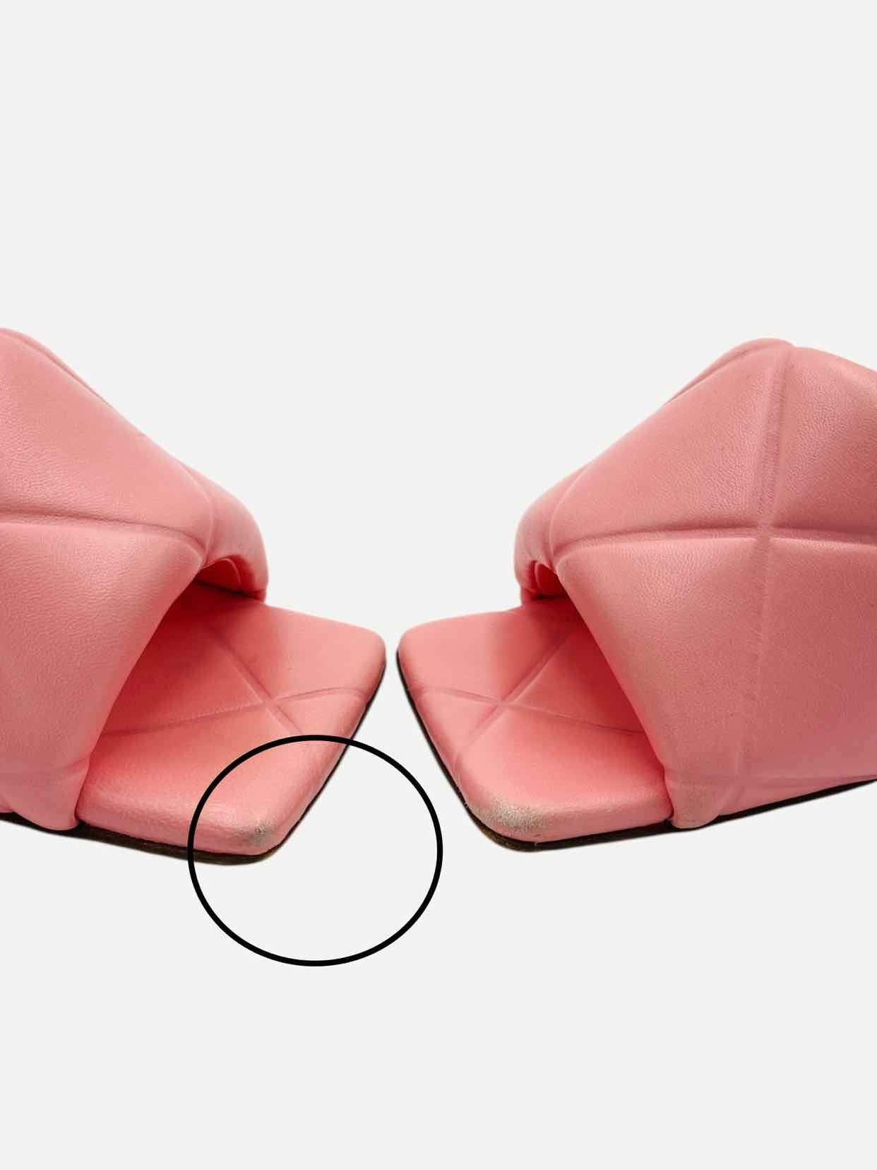 BOTTEGA VENETA Lido Pink Size EU 38.5 Mules