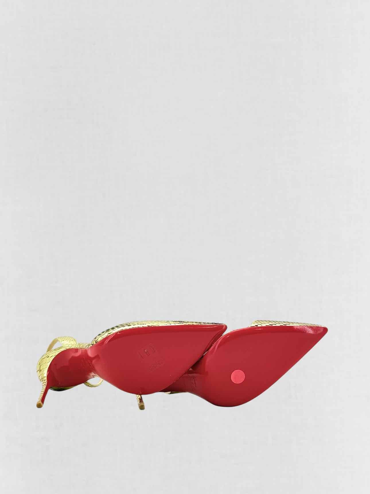 CHRISTIAN LOUBOUTIN June Gold Size EU 41 Pumps