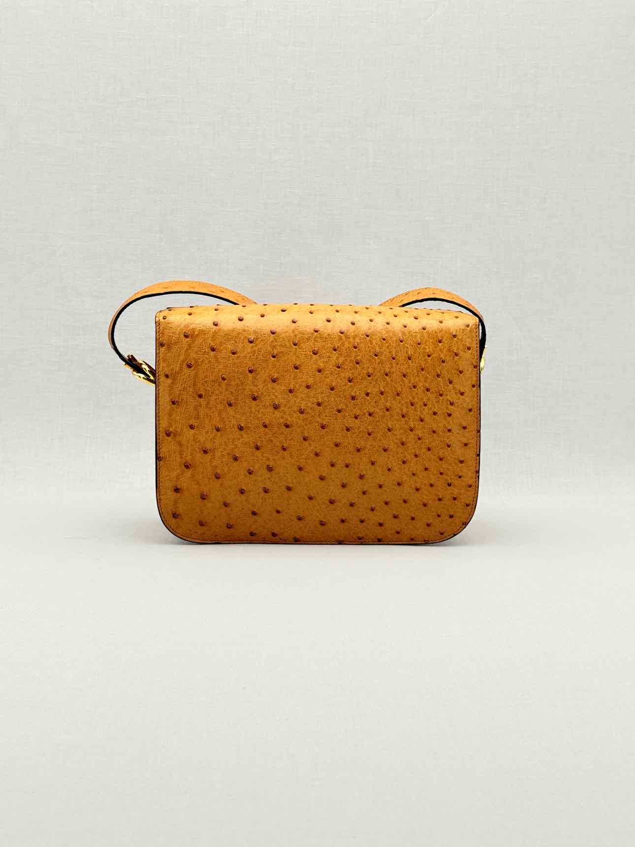 CELINE Vintage Caramel Shoulder Bag