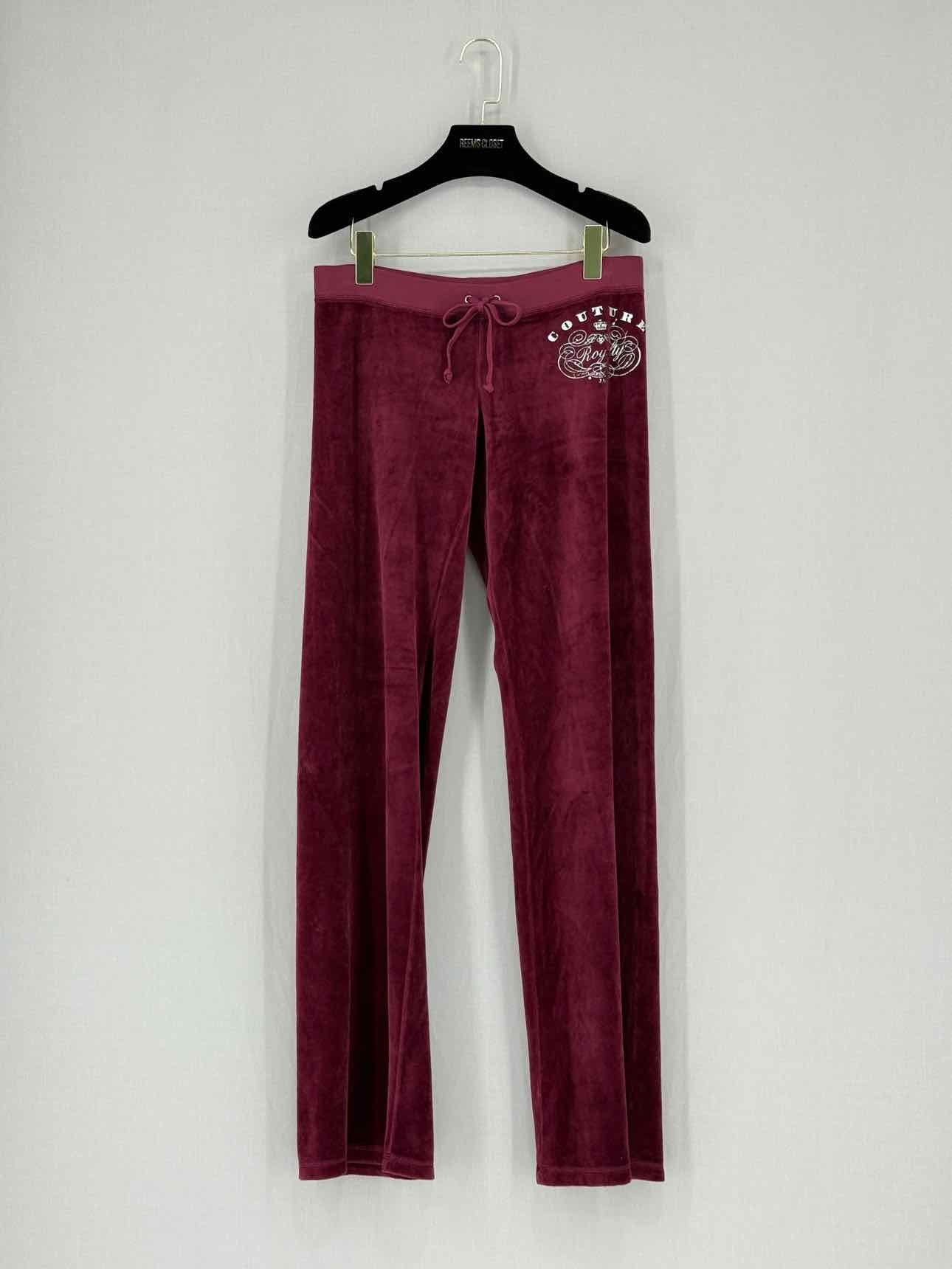 JUICY COUTURE Burgundy Size Small/Medium Tracksuit Set