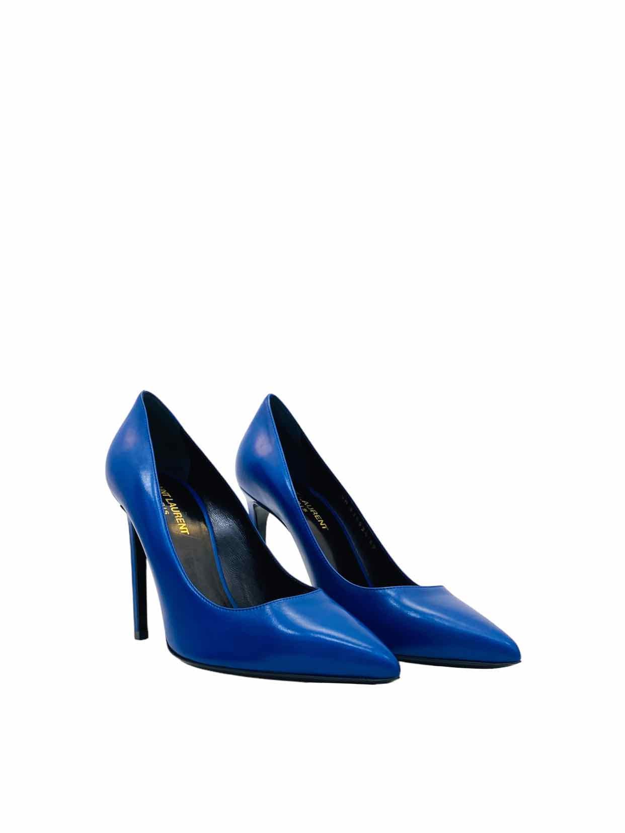 SAINT LAURENT Instinct Blue Pumps 39