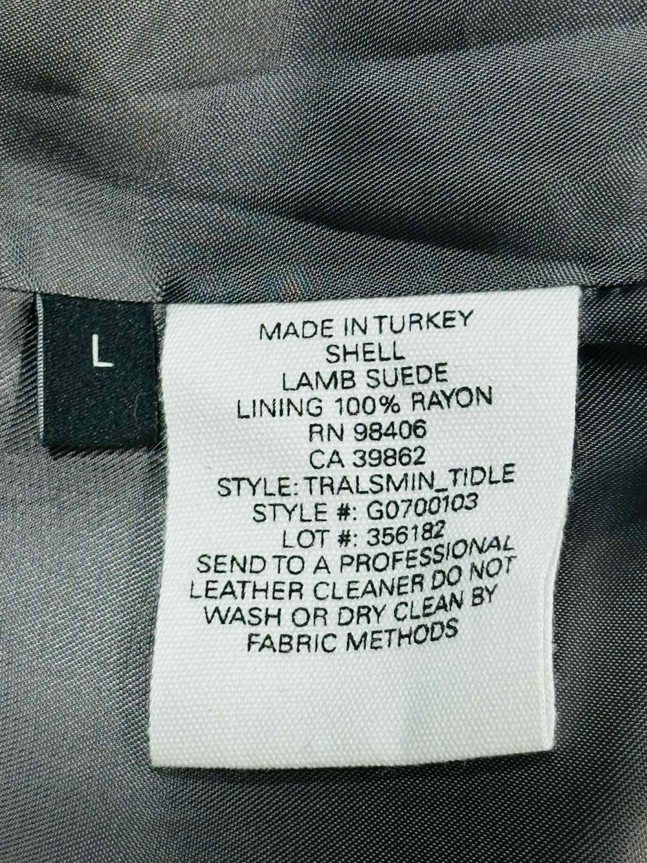 THEORY Tralsmin Biker Grey Size Large Jacket