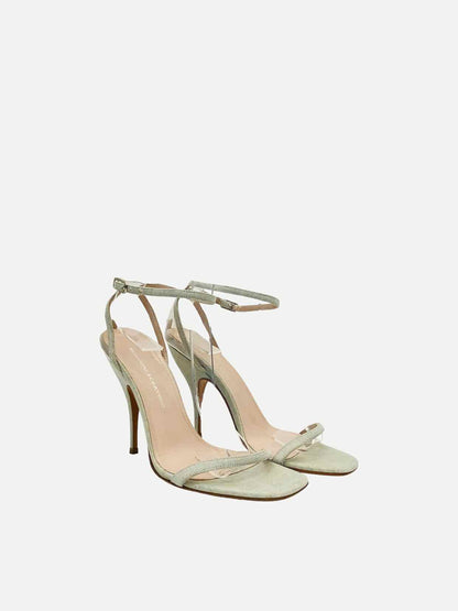 ERMANNO SCERVINO Light Green Heeled Sandals 36.5