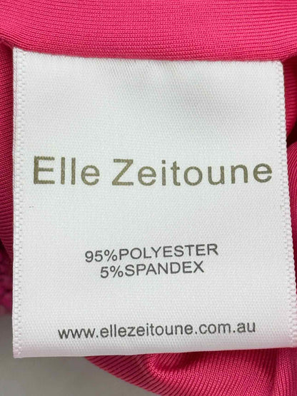 ELLE ZEITOUNE Anya Pink Size US 2 Midi Dress