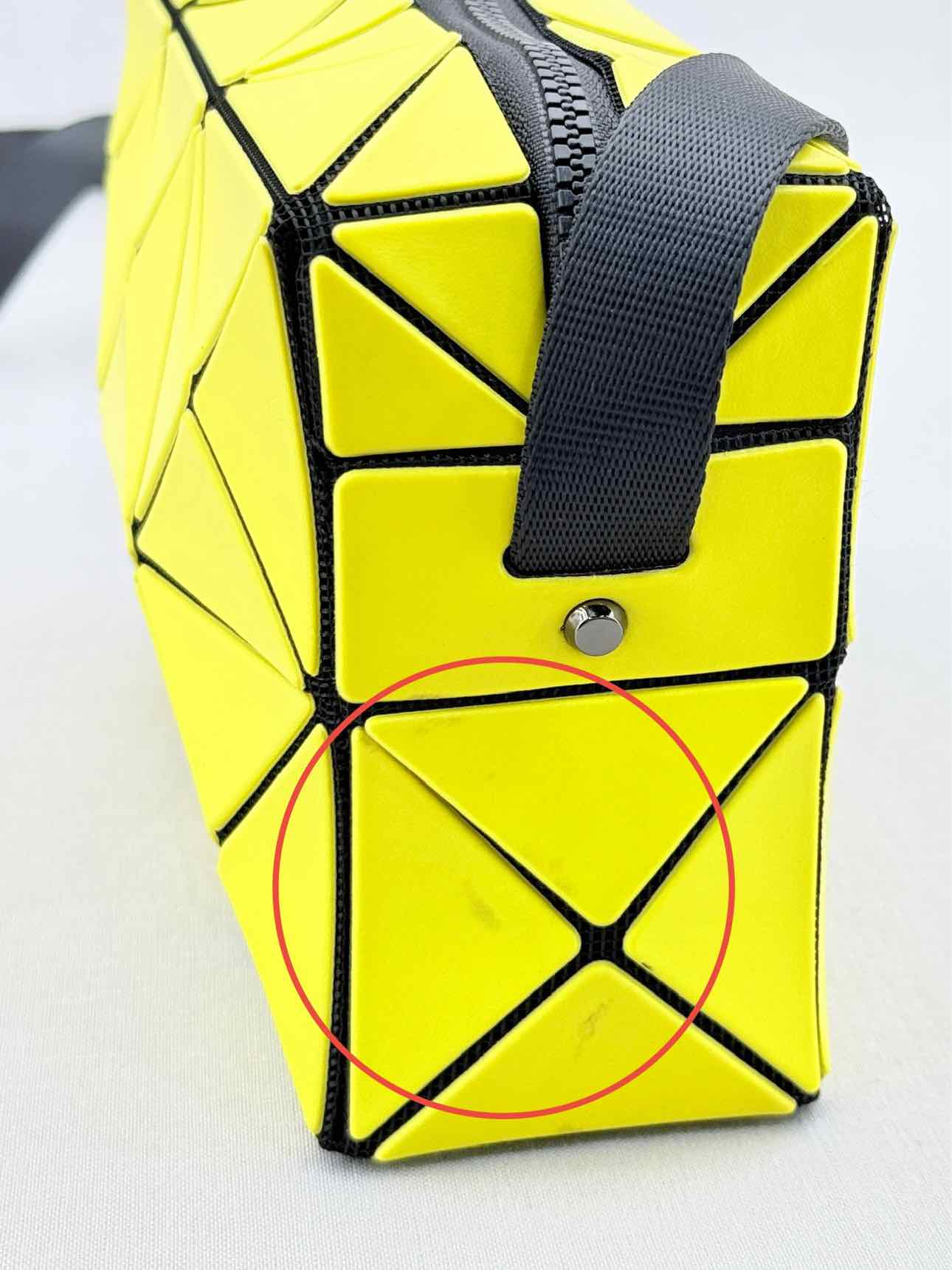 BAO BAO Carton Yellow & Black Geometric Crossbody