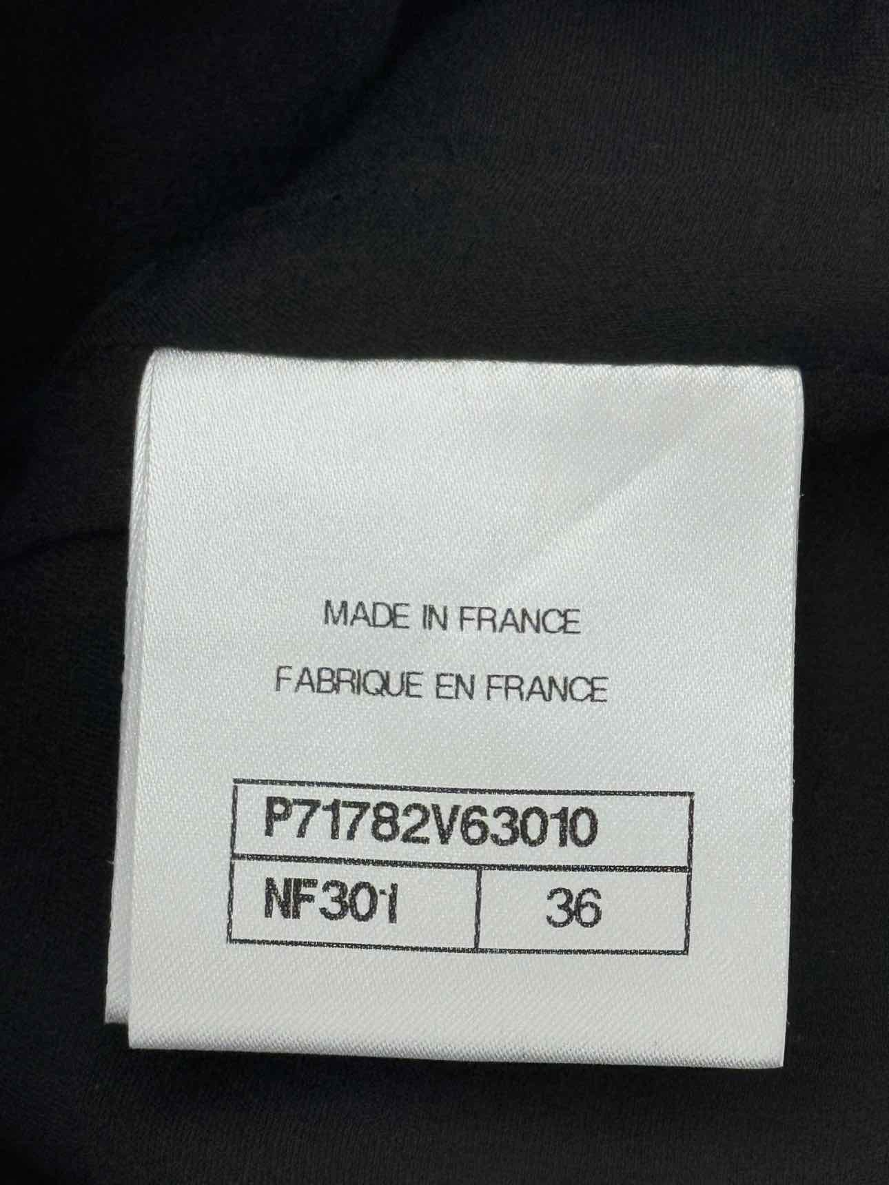 CHANEL Black Multicolor Tweed Size US 4 Jacket