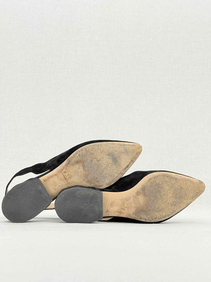 CHLOE Black Size EU 38.5 Slingbacks