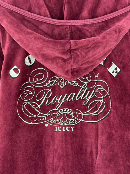 JUICY COUTURE Burgundy Size Small/Medium Tracksuit Set