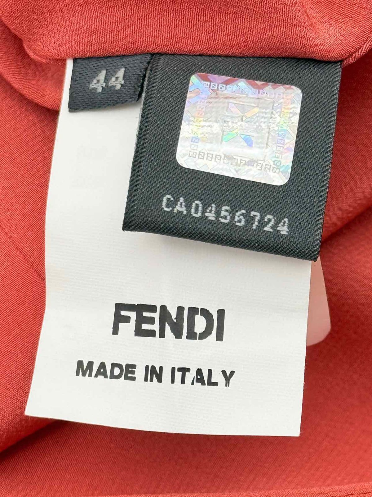FENDI Rusty Orange Size US 8 Long Dress