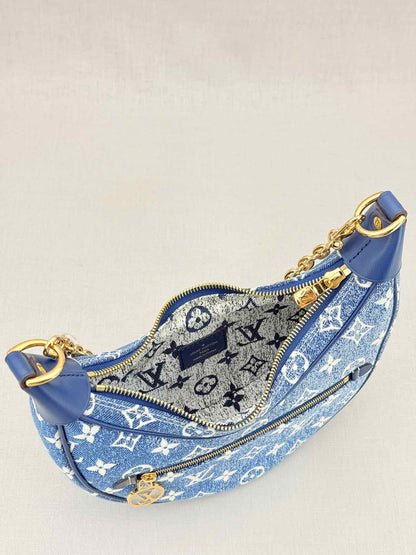 LOUIS VUITTON Loop Blue Monogram Shoulder Bag