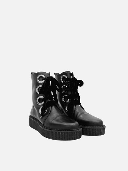 MARC BY MARC JACOBS Lace Up Black Ankle Boots 37