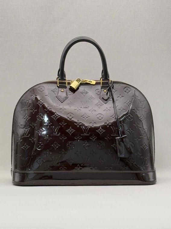 LOUIS VUITTON Alma Amarante Monogram Top Handle