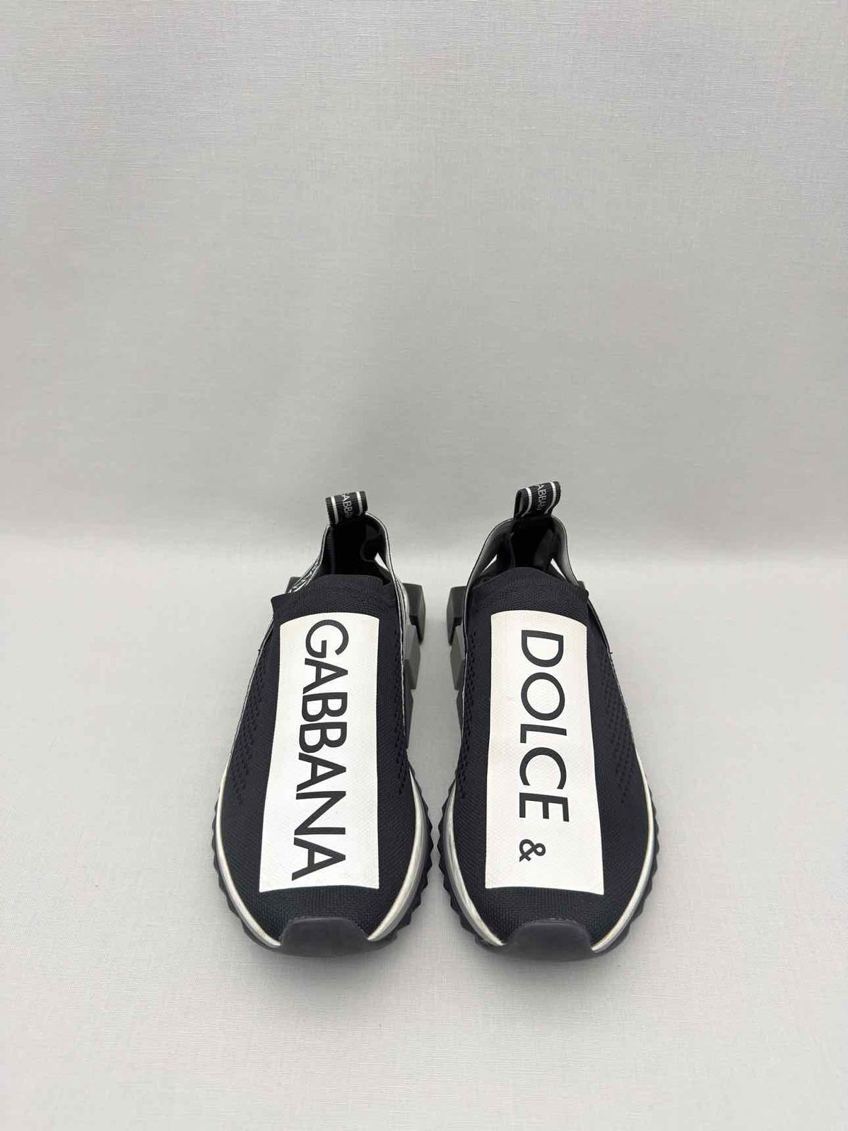 DOLCE & GABBANA Black & White Size EU 38.5 Sneakers