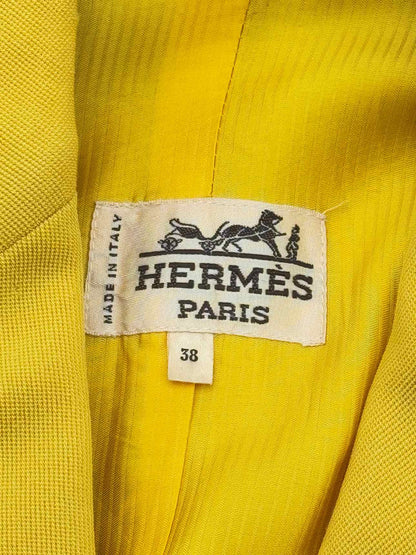 HERMES Mustard Size US 6 Jacket