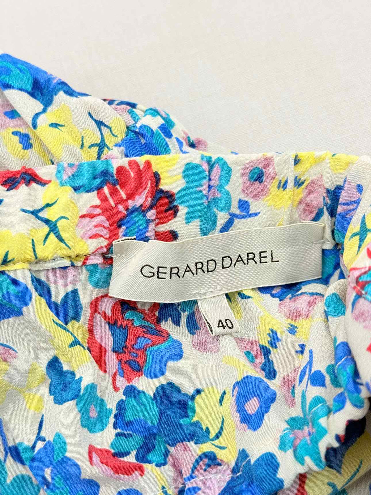 GERARD DAREL Blue Multicolor Size US 8 Long Dress
