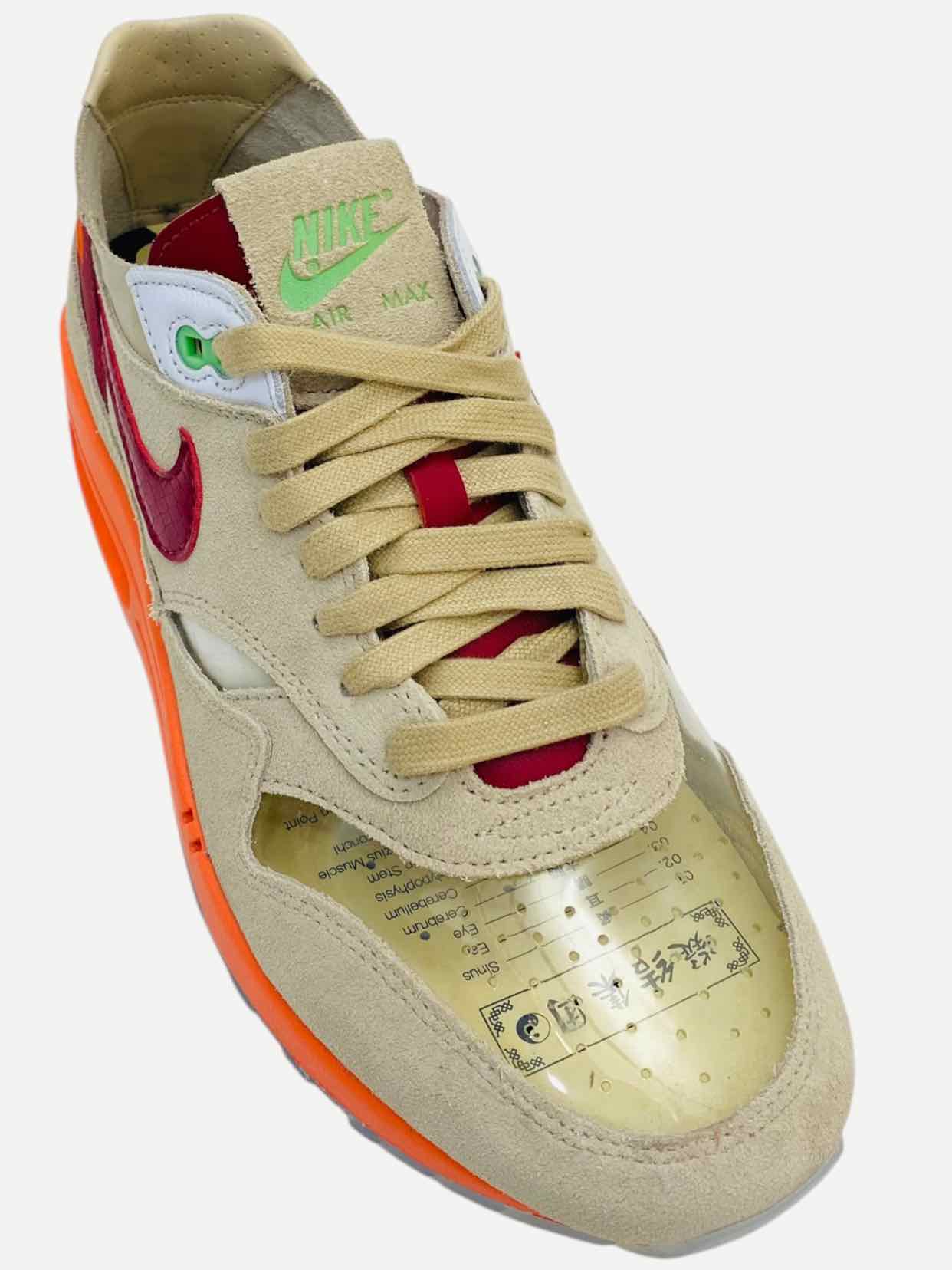 NIKE Beige Multi-Color Size EU 42.5 Sneakers
