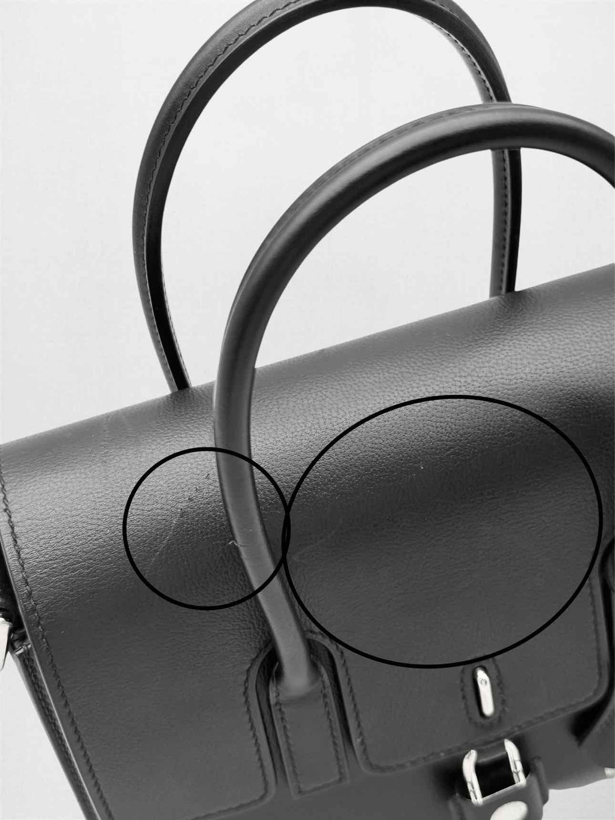 HERMES New Drag 22 Noir Top Handle