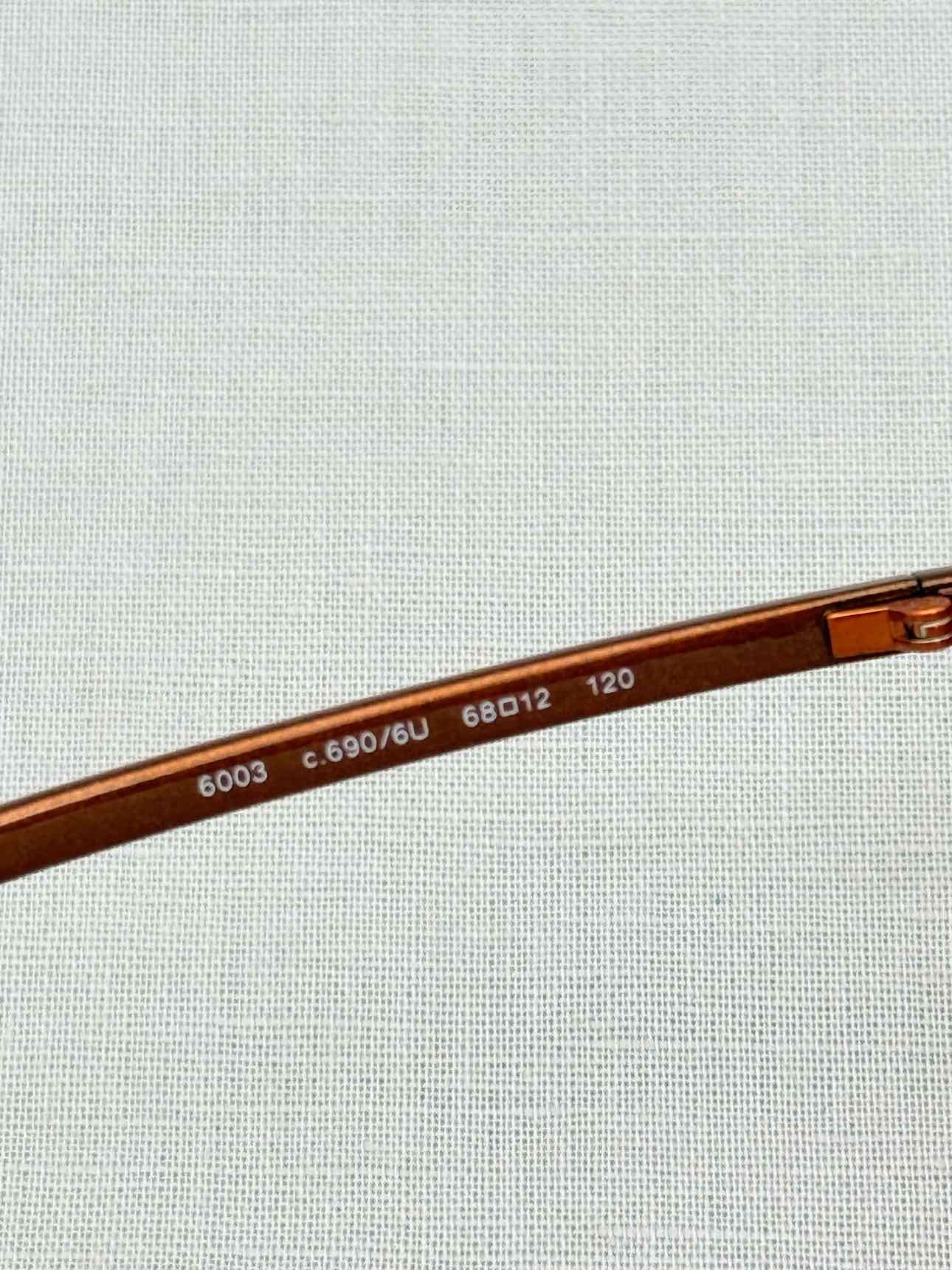 CHANEL Vintage Orange Sunglasses