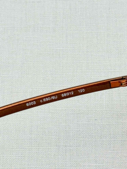 CHANEL Vintage Orange Sunglasses
