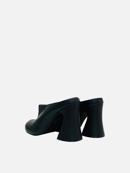 MARNI Block Heel Black Mules 40