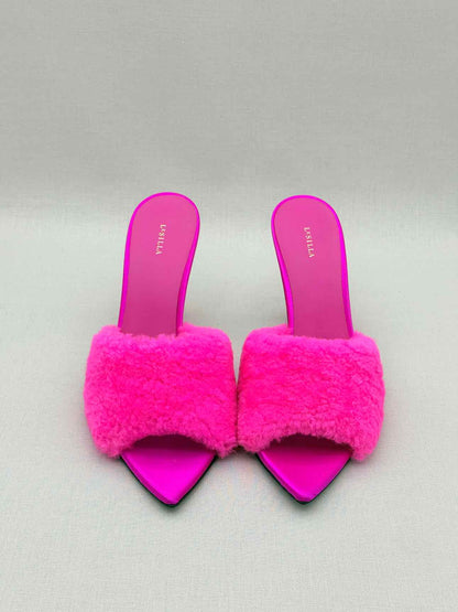 LE SILLA Pink Embellished heels Size EU 41 Mules