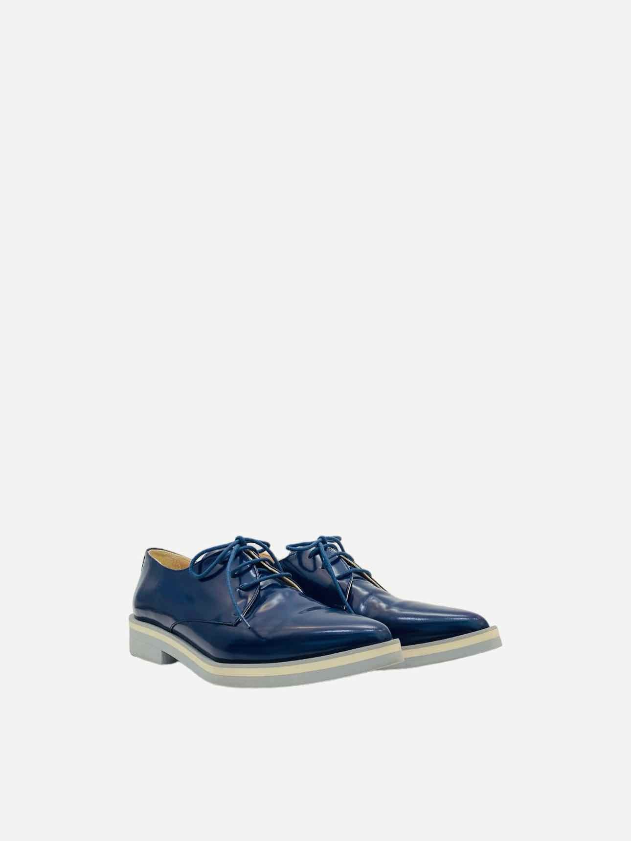 WEEKEND BY MAX MARA Pointed Toe Blue Brogues 39