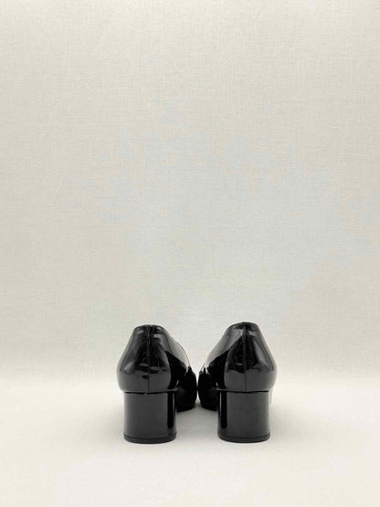 BOTTEGA VENETA Black Woven Size EU 36.5 Pumps