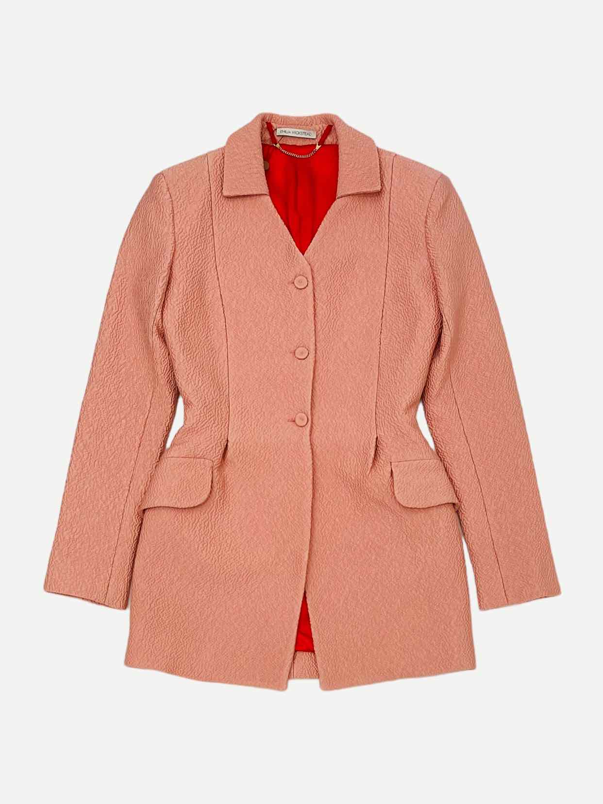 EMILIA WICKSTEAD Pink Size US 4 Jacket & Pants Outfit