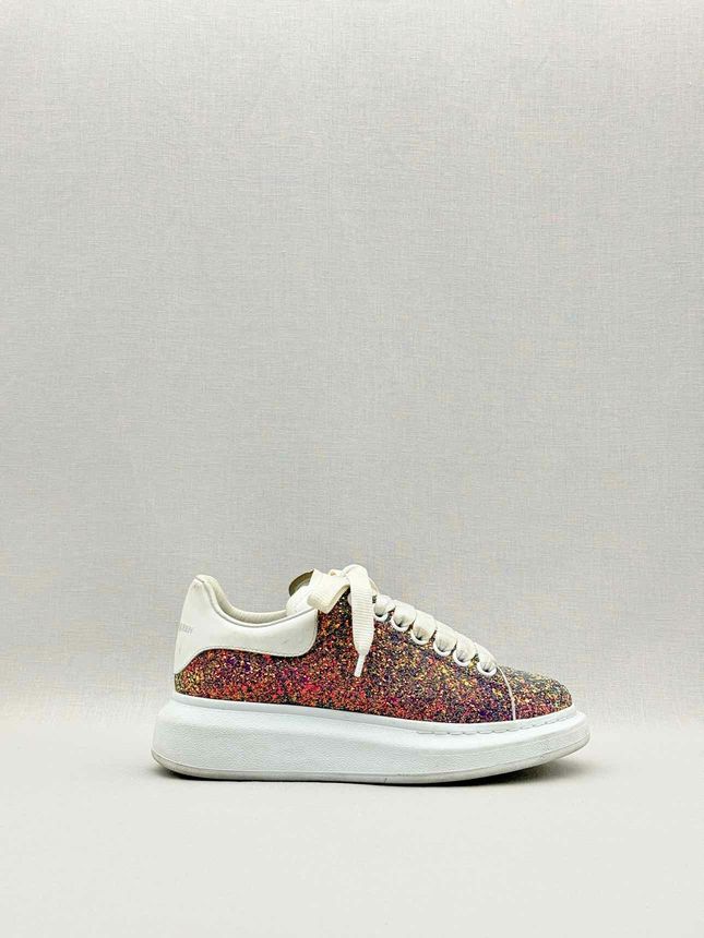 ALEXANDER MCQUEEN Pink Multicolor Size EU 35.5 Sneakers