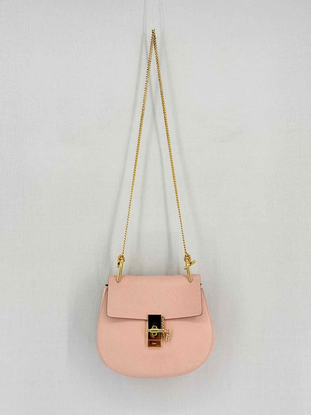 CHLOE Drew Peach Crossbody