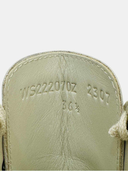 HERMES Funk Off-white Size EU 36.5 Ankle Boots