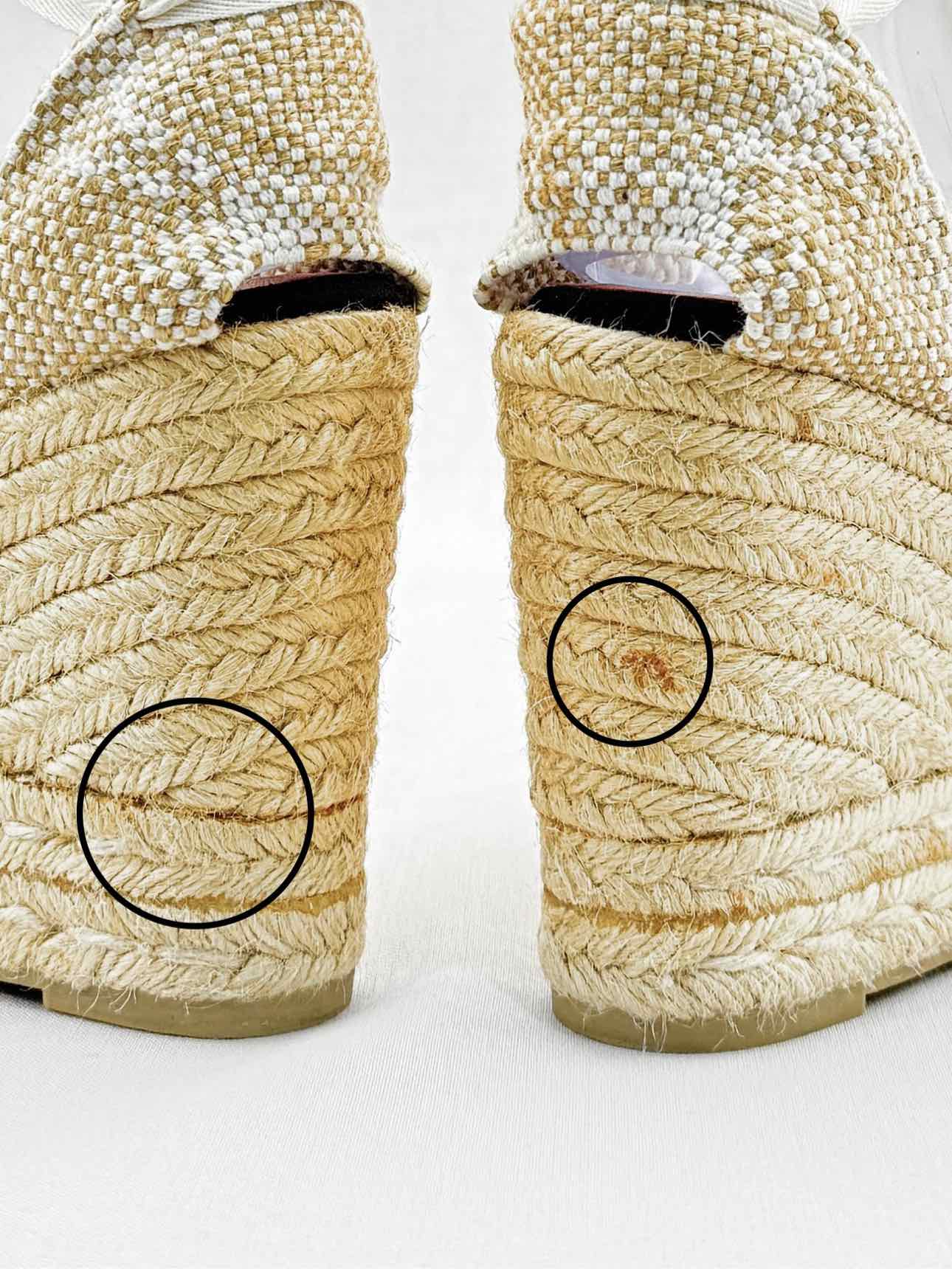 CASTANER X MISSONI Beige Multicolor Size EU 40 Wedges