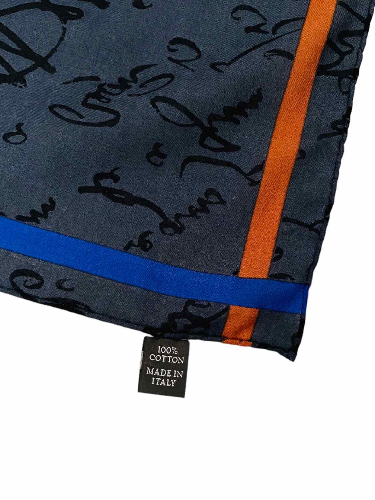 BERLUTI Blue & Grey Handkerchief