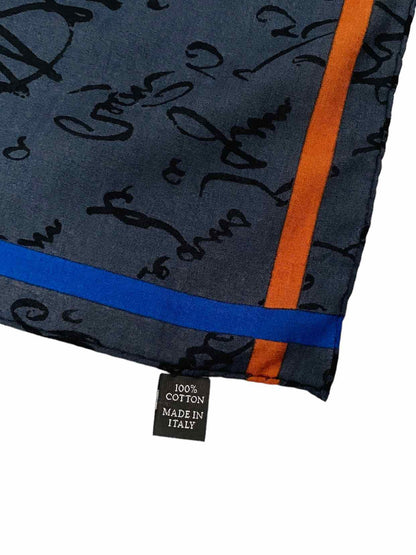 BERLUTI Blue & Grey Handkerchief