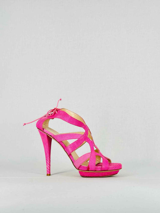 APERLAI Pink Size EU 40.5 Heeled Sandals