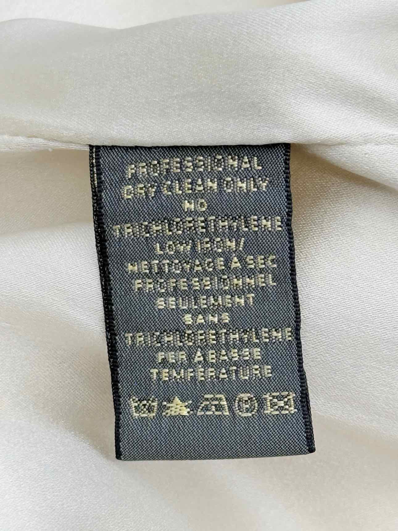 ZAC POSEN Cream Size US 4 Long Dress