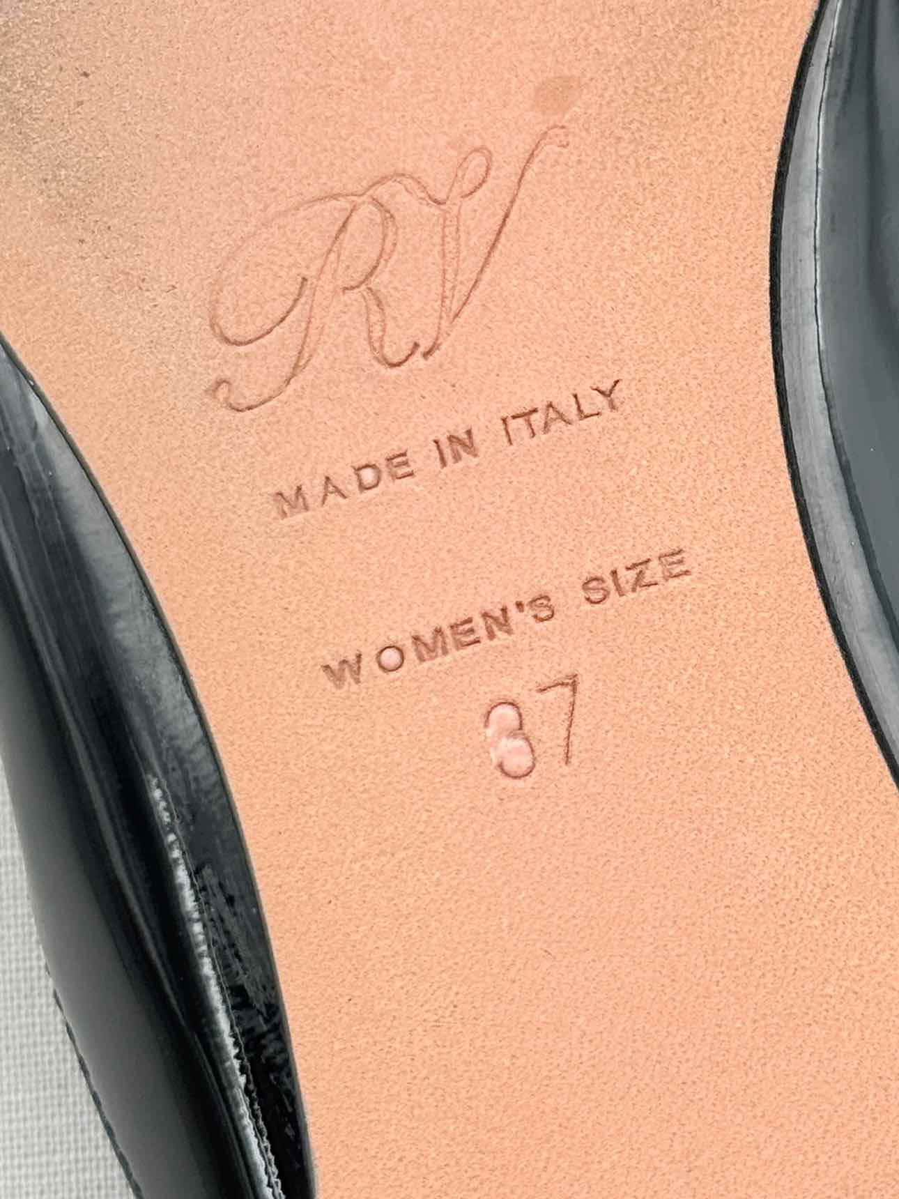 ROGER VIVIER Strass Black Size EU 37 Flats