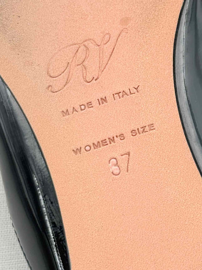 ROGER VIVIER Strass Black Size EU 37 Flats