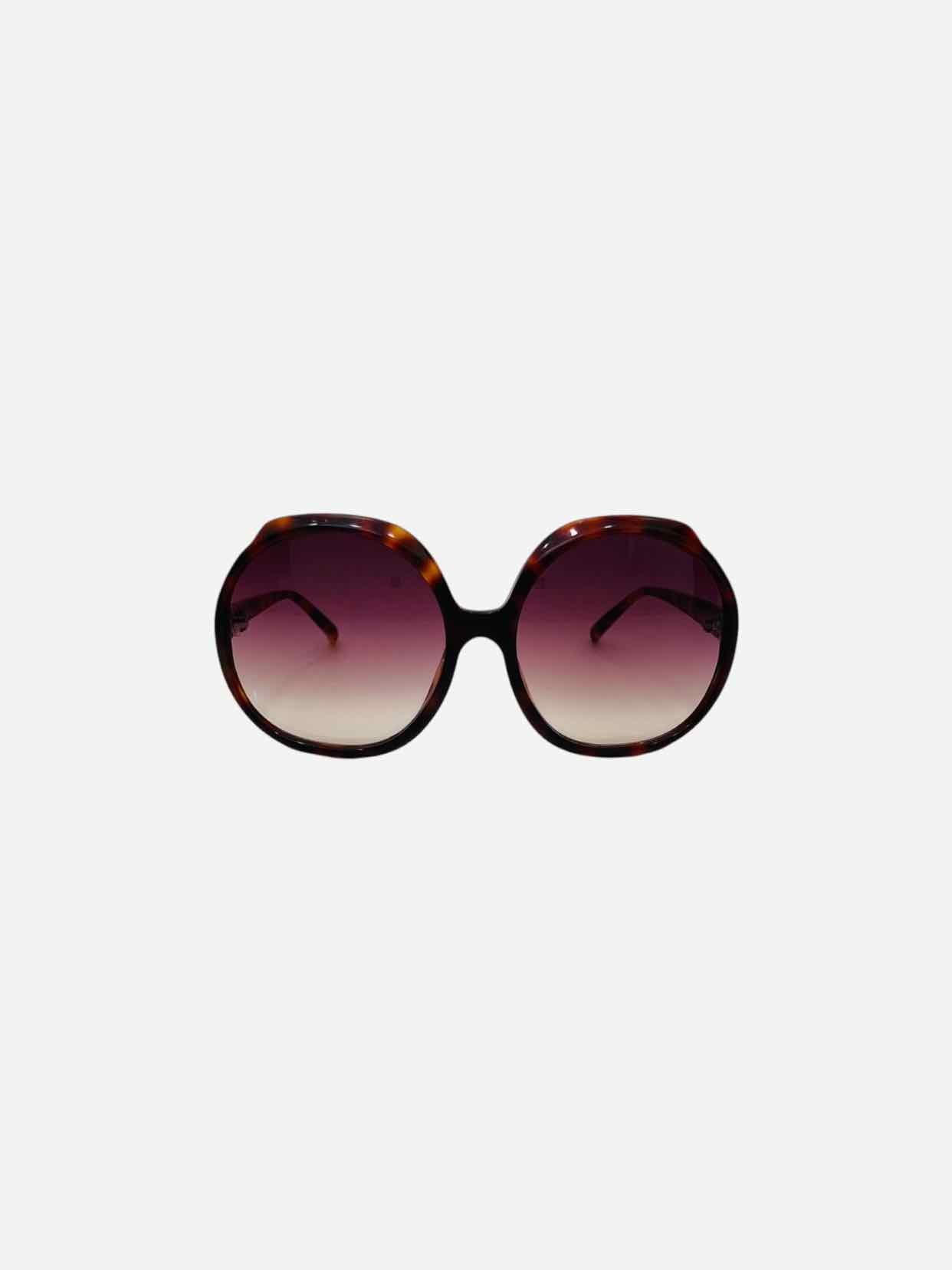 LINDA FARROW Brown Sunglasses