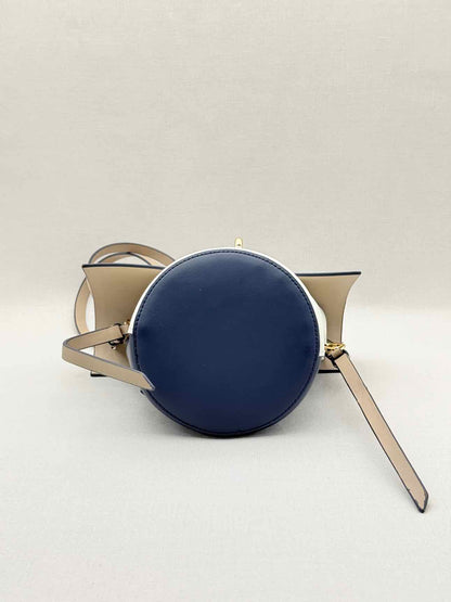 ZAC POSEN Tan & White Baguette Bag